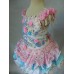 2 pieces Infant/toddler/baby/children/kids Girl's glitz Pageant evening/prom Dress/clothing 1~7T G289-3