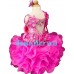  fabulous  neon pink Infant/toddler/baby/children/kids Girl's  glitz pageant  Dress/clothing G299