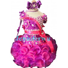 2 pieces  fabulous   Infant/toddler/baby/children/kids Girl's  glitz pageant  Dress/clothing G299PP