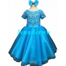 floor length Infant/toddler/baby/children/kids Girl's  glitz pageant  Dress/clothing G387