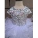  Infant/toddler/baby/children/kids Girl's  glitz pageant  lace Dress/clothingG515W