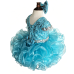  Infant/toddler/baby/children/kids Girl's  glitz pageant  lace Dress/clothing G515AQUA
