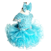  Infant/toddler/baby/children/kids Girl's  glitz pageant  lace Dress/clothing G515AQUA