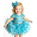 Infant/toddler/baby/children/kids Girl's  glitz pageant  lace Dress/clothing G515AQUA