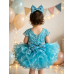  Infant/toddler/baby/children/kids Girl's  glitz pageant  lace Dress/clothing G515AQUA