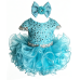  Infant/toddler/baby/children/kids Girl's  glitz pageant  lace Dress/clothing G515AQUA