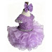  Infant/toddler/baby/children/kids Girl's  glitz pageant  lace Dress/clothing G515LILAC