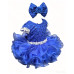  Infant/toddler/baby/children/kids Girl's  glitz pageant  lace Dress/clothing G515ROYAL