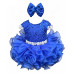  Infant/toddler/baby/children/kids Girl's  glitz pageant  lace Dress/clothing G515ROYAL