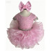  Infant/toddler/baby/children/kids Girl's  glitz pageant  lace Dress/clothing G515pink