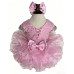  Infant/toddler/baby/children/kids Girl's  glitz pageant  lace Dress/clothing G515pink