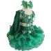 Infant/toddler/baby/children/kids Girl's Pageant evening/prom Dress/clothing 1-6T G535 Green