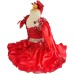 Infant/toddler/baby/children/kids Girl's Pageant evening/prom Dress/clothing 1-6T G535RED