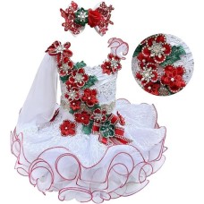Infant/toddler/baby/children/kids Girl's Pageant evening/prom Dress/clothing 1-6T G535W