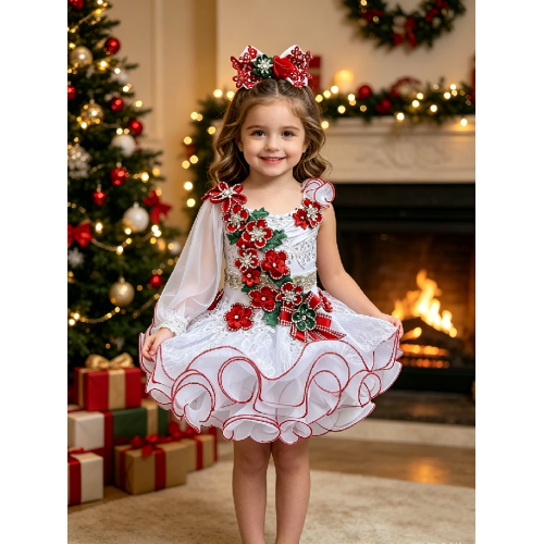 Infant/toddler/baby/children/kids Girl's Pageant evening/prom Dress/clothing 1-6T G535W
