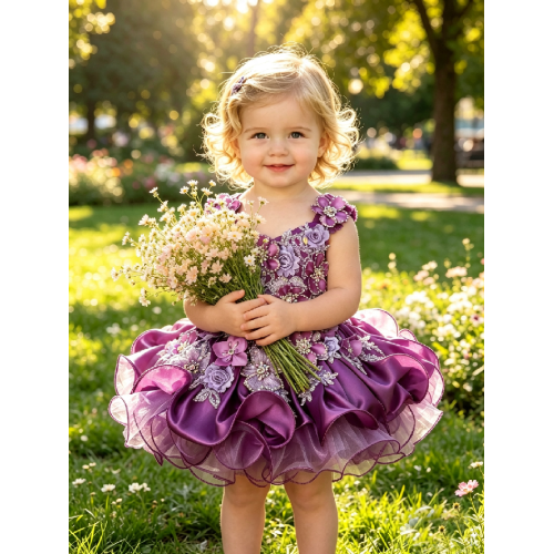 Infant/toddler/baby/children/kids Girl's Pageant evening/prom Dress/clothing 1-6T G588