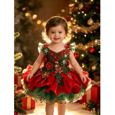  fabulous  Infant/toddler/baby/children/kids Girl's  glitz pageant  Dress/clothingG588CH