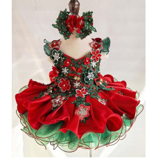  fabulous  Infant/toddler/baby/children/kids Girl's  glitz pageant  Dress/clothingG588CH