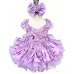  fabulous  Infant/toddler/baby/children/kids Girl's  glitz pageant  Dress/clothing G588LILAC