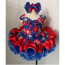 Infant/toddler/baby/children/kids Girl's Pageant evening/prom Dress/clothing 1-6T G588RB
