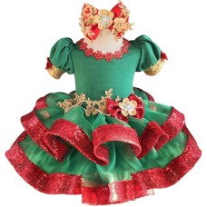  fabulous  Infant/toddler/baby/children/kids Girl's  glitz pageant  Dress/clothingG589CH