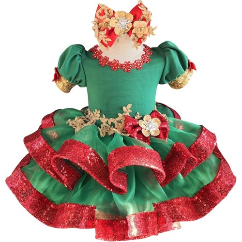  fabulous  Infant/toddler/baby/children/kids Girl's  glitz pageant  Dress/clothingG589CH