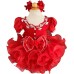  fabulous  Infant/toddler/baby/children/kids Girl's  glitz pageant  Dress/clothingG589RED