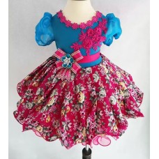 Infant/toddler/baby/children/kids Girl's Pageant evening/prom Dress/clothing 1-6T G599BL-PINK