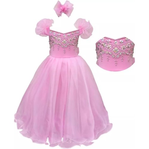  Infant/toddler/baby/children/kids Girl's  glitz pageant  lace Dress/clothingL053