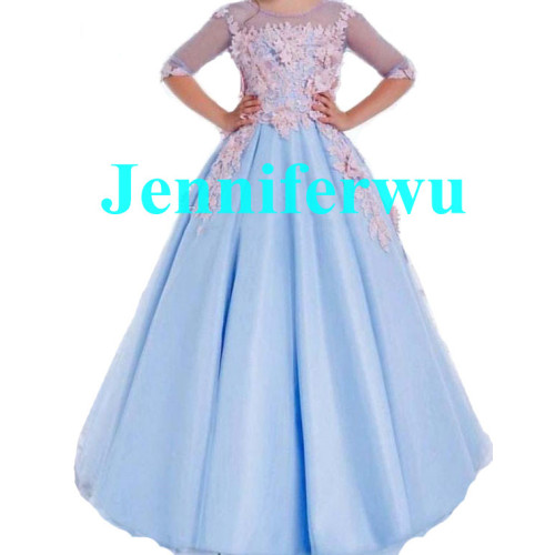 fabulous Infant/toddler/baby/children/kids/teenager pageant Dress/clothing LS001 fabulous Infant/toddler/baby/children/kids/teenager pageant Dress/clothing LS001