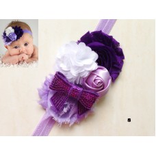 Girl Baby Kids Toddler Infant Flower Rhinestone multicolor Headband Hair Accessories Band 002