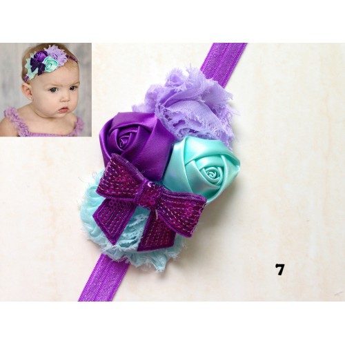 Girl Baby Kids Toddler Infant Flower Rhinestone multicolor Headband Hair Accessories Band 003