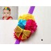 Girl Baby Kids Toddler Infant Flower Rhinestone multicolor Headband Hair Accessories Band 004