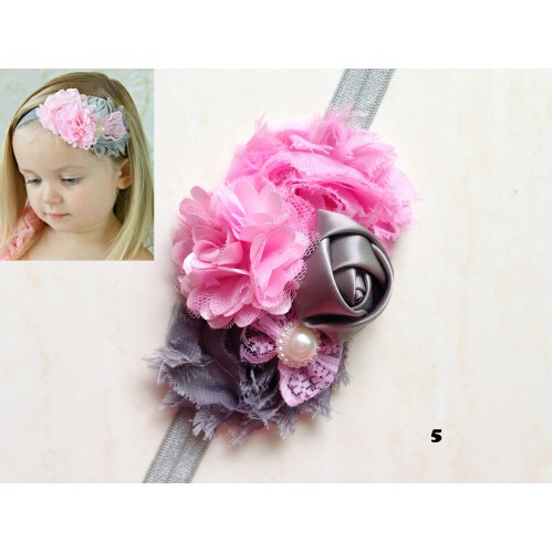 Girl Baby Kids Toddler Infant Flower Rhinestone multicolor Headband Hair Accessories Band 005